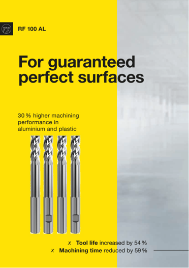 RF100AL鋁合金非鐵金屬加工銑刀